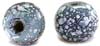Pearl finish marble glass bead - click here for large view
